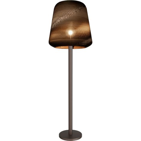 Lampe de pied en cacao Carta Moody Ø abat-jour Think Paper 54cm - 1540-15-05-54 (1/3)