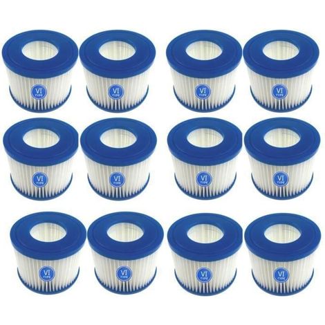 Cartouches Filtrantes Type VI - 12 pièces - Réutilisables - Haute Performance (1/4)