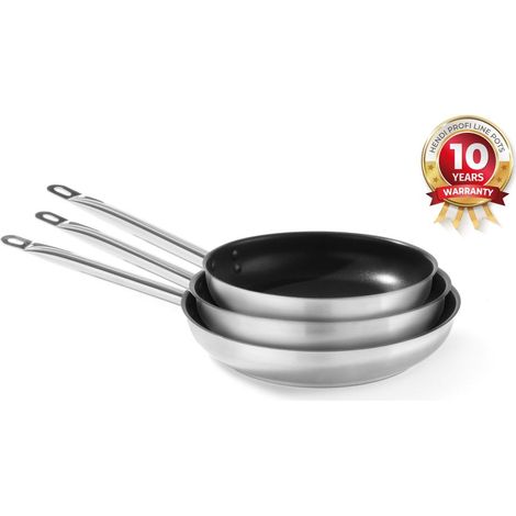 Profi Line Antihaft-Bratpfanne ohne Deckel, 2 l, Durchmesser 240 mm - Hendi 835401 (1/3)