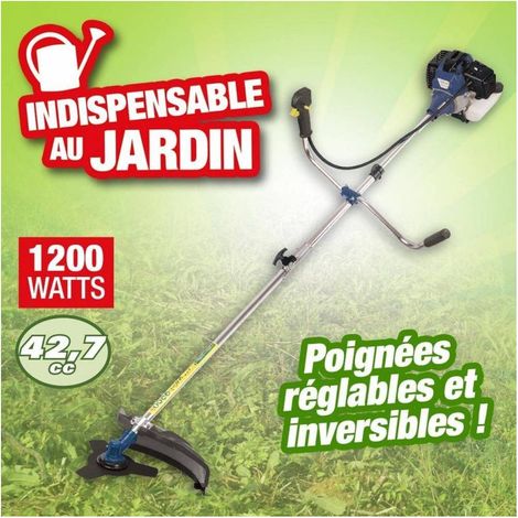 Débroussailleuse Thermique 42,7CC - 11,5 kg - Puissante et Efficace - Fiable - D-Work