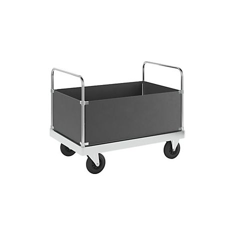 Kongamek  Carrello a pianale zincato JUMBO  con 4 sponde  (1/2)