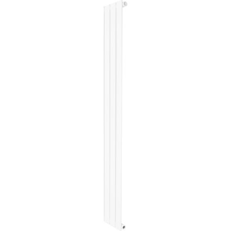 Flat Single Column Radiator - 1600 x 280mm - White (1/5)
