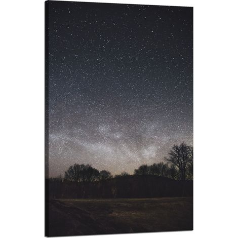 Lienzo impreso "Cielo estrellado espacial" 50x80 cm