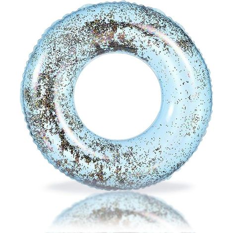 90cm Paillettes Bouée Piscine Gonflable Enfant Adultes,Bouée de Natation,Anneau de Natation Gonflable,PVC Bouée Piscine pour Adolescents Garçons Filles Les Fêtes D'été sur La Plage et La Piscine (1/4)