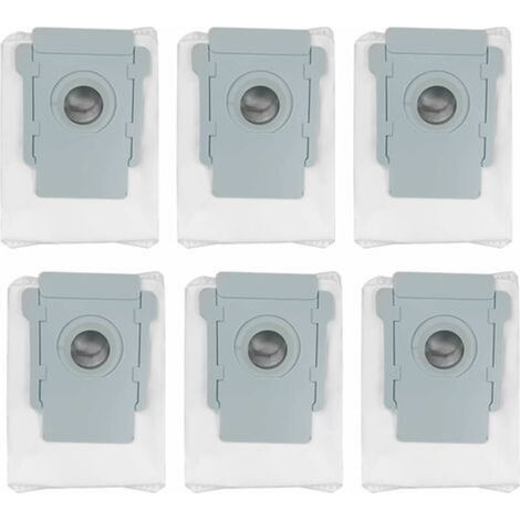6 Pièces Sacs à Poussière Pour Aspirateur iRobot Roomba i3 i3+ i4+ i7 i7+ J7+ S9 S9+ Clean Base Sac à Poussière de Rechange pour élimination Automatique de la Saleté - Station d'aspiration automatique (1/5)