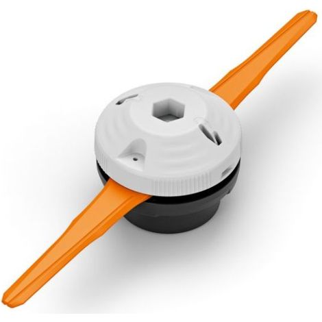 Stihl – Tête de débroussailleuse PolyCut 6-2 – 2 couteaux mobiles en plastique – Circonférence de coupe 330 mm – Pour grandes surfaces