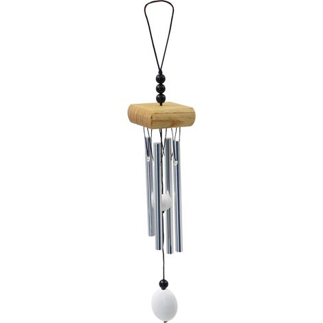Kleine Uhr zum Aufziehen – Outdoor-Uhr aus Aluminium – Gartenglocke mit sanften Melodien für Garten, Veranda oder Innendekoration