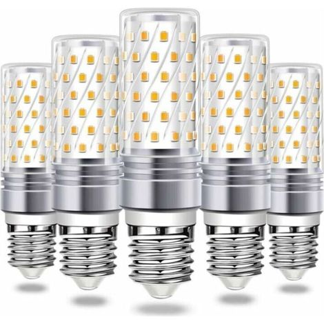 Ampoule LED Ampoule de maïs LED E27 16W, 6000K lumière chaude 900LM lumineux AC 230V suspension E27 360 ° LED faisceau, lot de 5 (1/3)