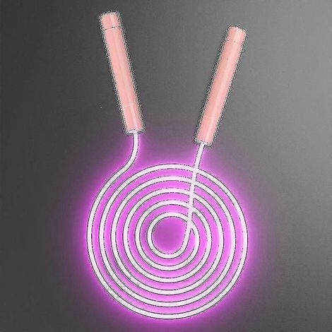Leuchtendes Springseil, verstellbar, 2,8 m-Pink light (1/4)