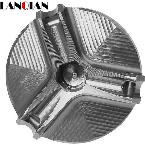 Aplicable a: SUZUKI B-KING BANDIT 1200/600/650 GLADIUS GSR600/750 Motocicleta CNC Tapa de filtro de aceite de motor Tapón de rosca de aceite M201.5 (Sin logotipo GY) (1/5)