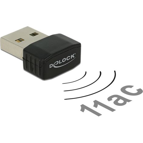 Nanollave wlan ac/a/b/g/n de doble banda usb 2.0 a 433 mbps