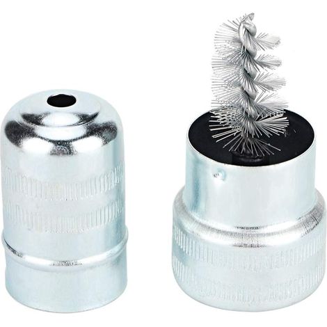 Nettoyeur de bornes de batterie de voiture Nettoyant de bornes de batterie de voiture Brosse de nettoyage de saleté et de corrosion Outil de nettoyage à la main (1/5)