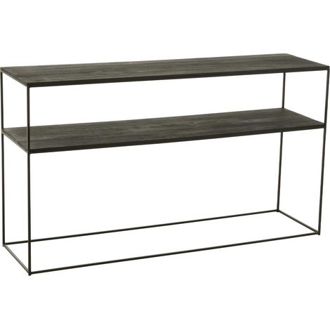 Console Design en Bois "Lucille" 140cm Noir (1/5)