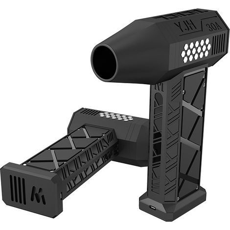 Souffleur de Poussière Ouragan Haute Vitesse 130 000 tr/min, Mini Souffleur Portatif Sans Fil avec Ventilateur Turbo pour Nettoyage Intensif (1/3)