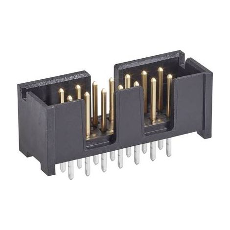 TE Connectivity 5103309-3 Embase mâle Pas: 2.54 mm Nbr total de pôles: 16 Nbr de rangées: 2 1 pc(s) (1/2)