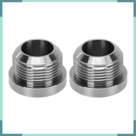 Bonde soudable en acier inoxydable AN16 mâle, 2 pièces, soudure sur bonde pour liquide de refroidissement, collecteur de vidange (1/4)