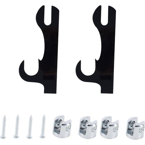 1 Paire de Supports muraux réglables - Convient aux épées S Standard, décoration intérieure (1/5)