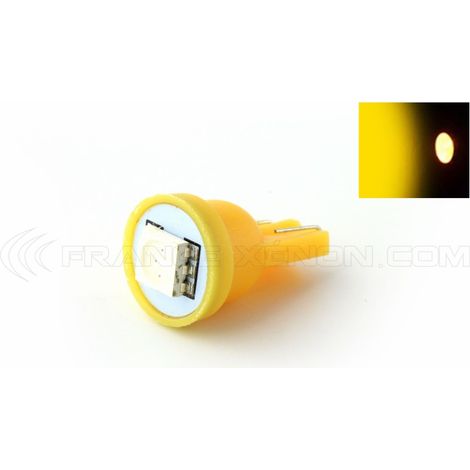 Ampoule inserts T10 555 194 6,3V WEDGE 1SMD JAUNE (1/5)