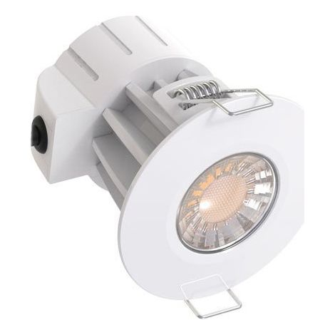 Optonica – Spot led rond étanche dimmable 8W IP65 – Aluminium et polycarbonate – Température de couleur réglable blanc froid/neutre/chaud – Installation facile (1/5)