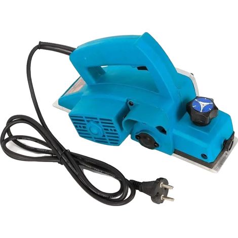 Elektrohobel, 800 W Leistung, hohe Drehzahl, Himmelblau (1/2)