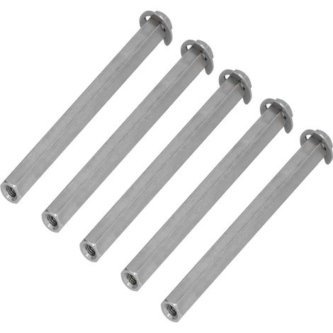 5 Stück lange Stangenmutter Sechskantkupplung Innengewinde gerade Stange Edelstahl für Gobilda Durchmesser 8 mm 4106‑4008‑0960 (1/5)