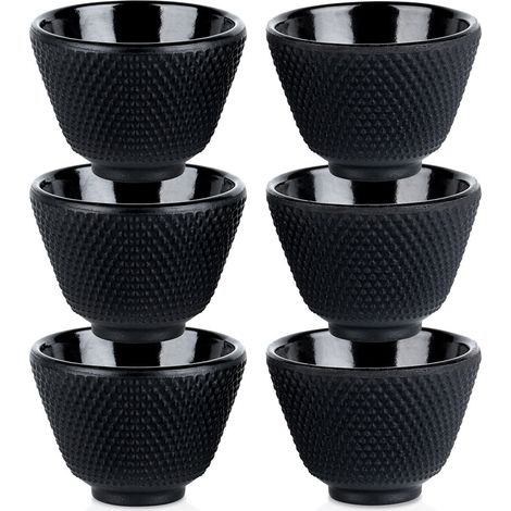 Tasses à thé en fonte émaillée CAST LINE 60 ml 6 pièces.