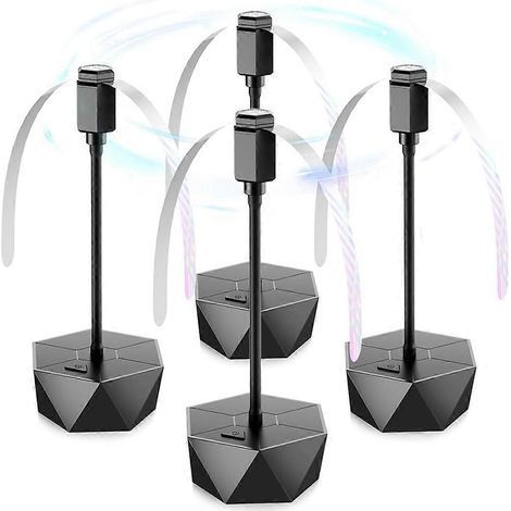 Set mit 4 Anti-Fliegen-Ventilatoren für Tische, abweisende Ventilatoren, um Fliegen fernzuhalten. (1/5)