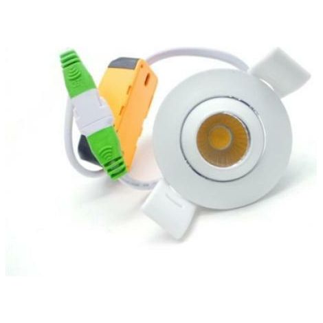 Mini faretto led tondo 3w cob faro led controsoffitto con alimentatore led kit 5 pezzi