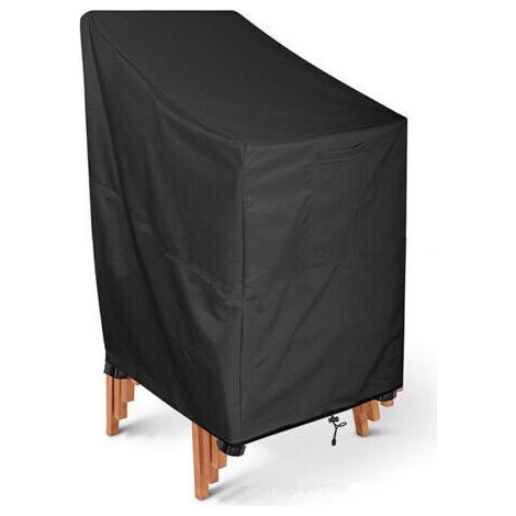 LaBlanc Housse de Protection de Chaise empilables - 120667384cm - imperméable Tissu Oxford Housse Chaise Extérieur pour chaises de Jardin et de Balcon (1/5)