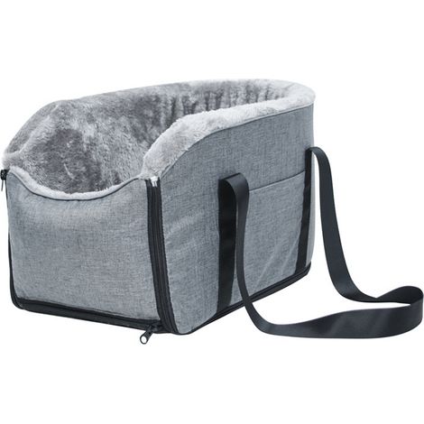 Accoudoir de voiture pour chien avec console centrale Siège arrière étanche avec sangles de sécurité Sac de voyage portable pour chats et chiens (1/5)