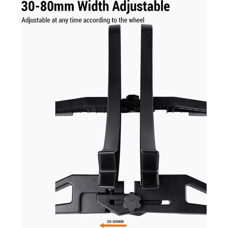 GARRYFIZH Support de vélo en ABS, réglable, amovible, pour stationnement sécurisé (1/5)