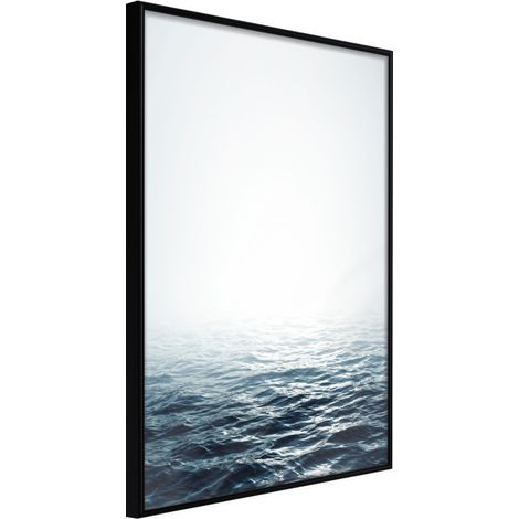 Affiche Murale Encadrée "Endless Sea" 21 x 30 cm Noir
