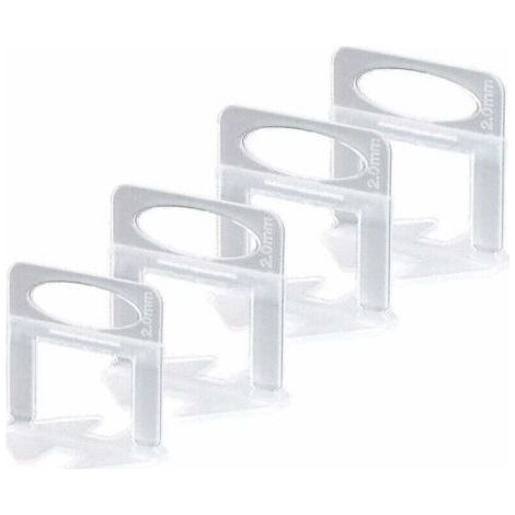 Niveleur Carrelage, Croisillon Carrelage Autonivelant 2mm Croisillon Autonivelant, pour L'installation de Carreaux de Sol et Mur (200xCroisillon Carrelage 2mm) (1/5)