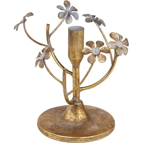 Candelabro de metal 15x15x16.5h cm (1/5)