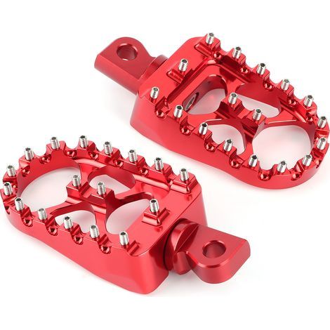 Universelle Motorrad-Fußraste, 10 mm Durchmesser, CNC-gefrästes Pedal aus Aluminiumlegierung, passend für DynaRed (1/5)