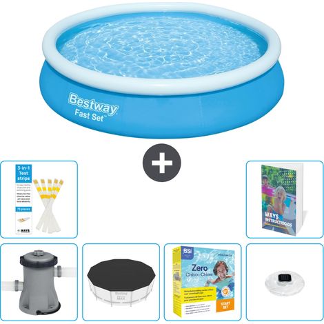 Bestway Piscina Bestway Fast Set Redonda - 366x76 cm - 7-piezas  S178 (1/5)