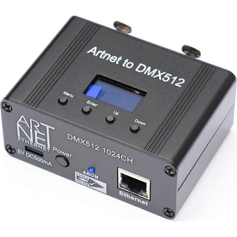 ArtNet DMX512 Ethernet-Lichtsteuerungsschnittstelle 2 Universe-- (1/5)