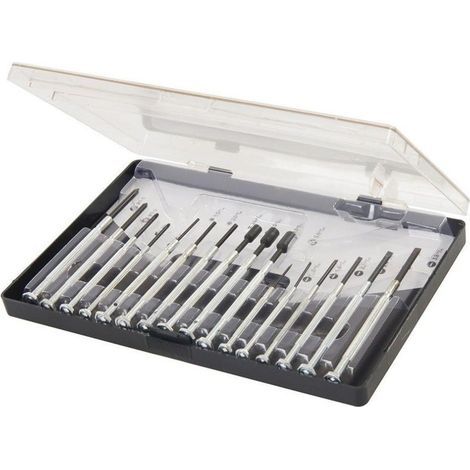 16 piezas de destornilladores de precisión multifuncionales para relojes, teléfonos móviles y gafas, kit de herramientas de reparación (1/3)