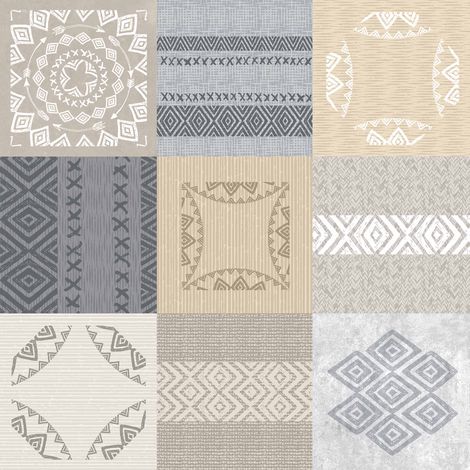 Nappe Toile cirée au mètre Artemis Naturel