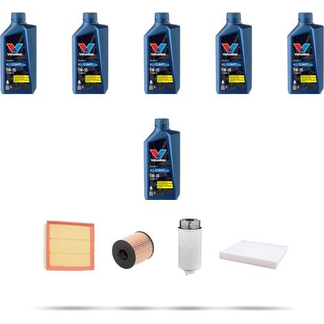 Kit tagliando 4 FILTRI e 6L OLIO compatibile con Ford Transit 2007 2.2 TDCi 81kw dal 2006 (1/5)