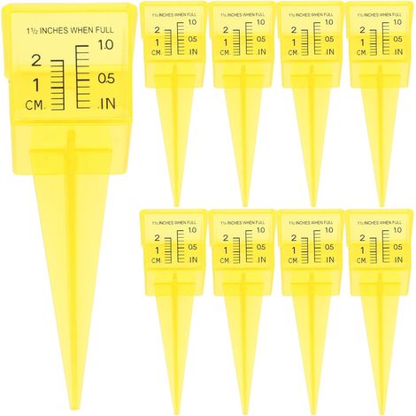 9 teiliger Wassermesser für Regen Präziser Regenmesser aus