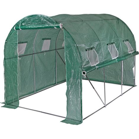 Serre tunnel de jardin 300 x 200 x 200 cm