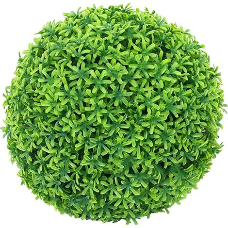 Boule De Plantes Artificielles - Topiaire En Plastique PE Pour Jardin Arrière Balcon Et Décoration Intérieure - 40 Cm (1/5)