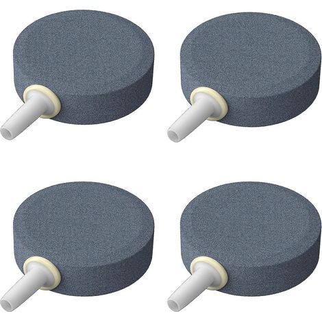 Set mit 4 Aquarium-Luftdiffusorscheiben, kompatibel mit Nano-Luftpumpen, Aquarien, kleinen Teichen, Reservoirs und Hydrokultursystemen. (1/5)
