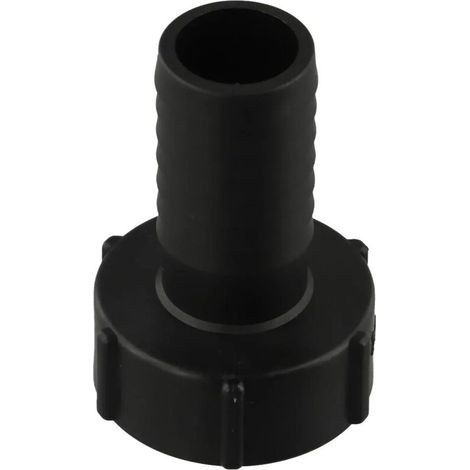 (1 pièce) 1 pièce Réservoir d'eau IBC 1000L 38 mm Adaptateur pour tuyau d'arrosage noir Outil d'installation pour fût IBC Accessoires de jardin