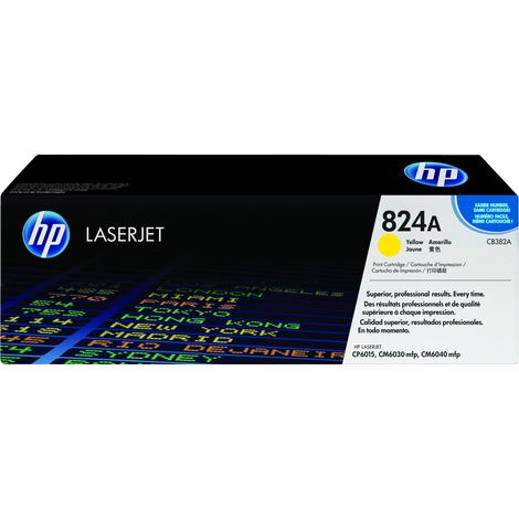 HP Cartridge No 824A HP824A HP 824A Yellow Gelb (CB382A) (1/4)