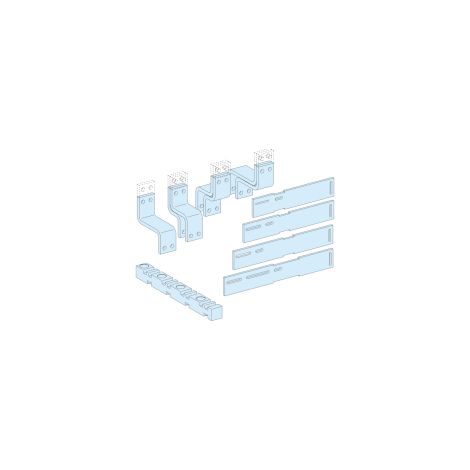 PrismaSeT P Active - Liaison aval JdB.V - NS1600 - vertical - fixe - 3P - LVS04487