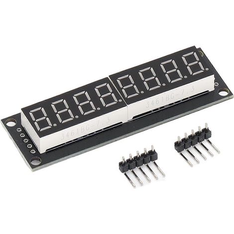 LED-Digitalanzeigeröhre 0,36 Zoll 8 Bit 7-Segment Grünes Licht LED-Uhr-Anzeigemodul