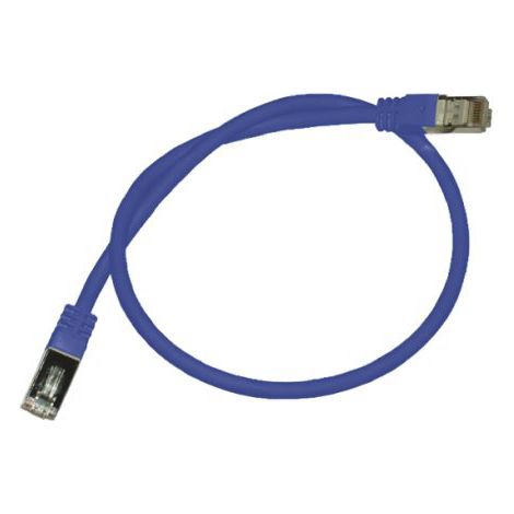 Câble cat 6 Avec connecteur / , FTP, gaine LSZH Bleu, 15m ( Prix pour 1 )
