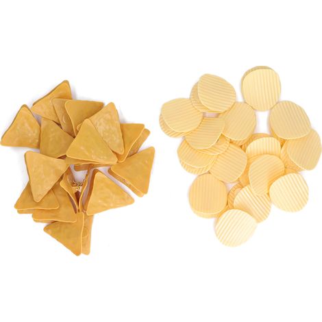 30pinces clips alimentaires mignons ronds et triangulaires, pinces de fermeture pour snacks, clips de couture, trombones de bureau, lot de 30 (1/5)
